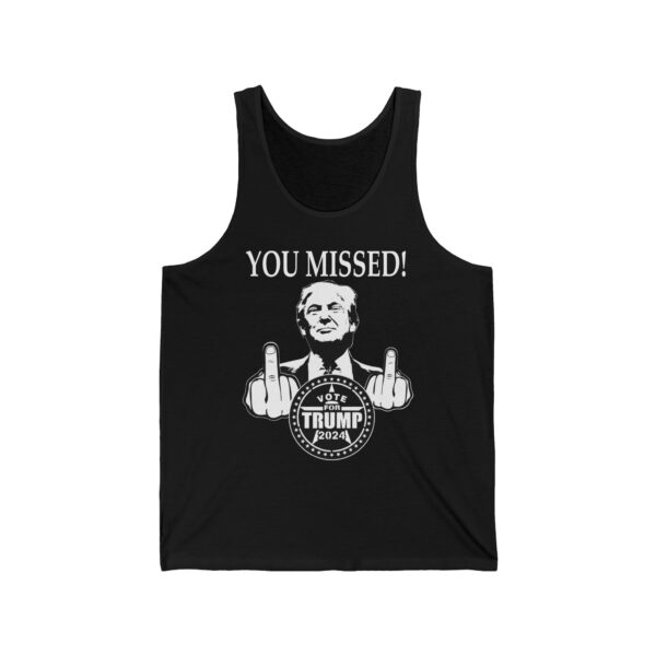 Trump Unisex Jersey Tank - Image 3