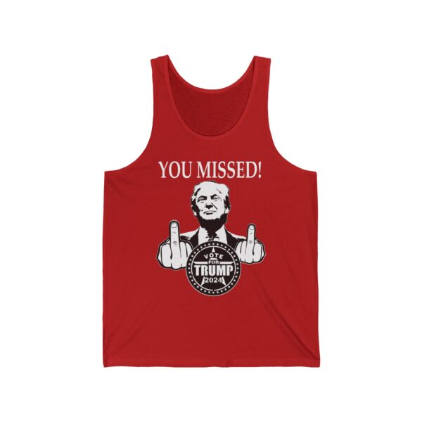 Trump Unisex Jersey Tank - Image 11